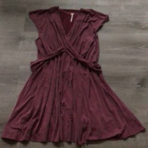Free People dusty plum dress